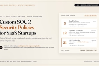 write custom soc 2 security policies for your saas startup