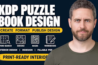 design format activity book puzzle book word search workbook KDP interiors