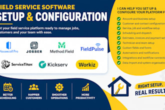 housecall pro jobber methodfield fieldpulse servicetitan kickserv workiz setup
