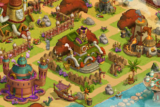 create pixel tilemap isometric pixel art tileset rpg game background game asset