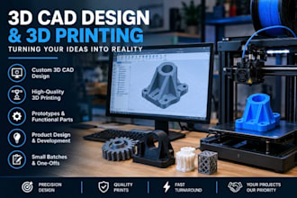 3d design and printing services