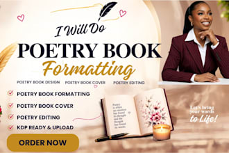 do peotry editing poetry book design poetry book cover poetry book formatting