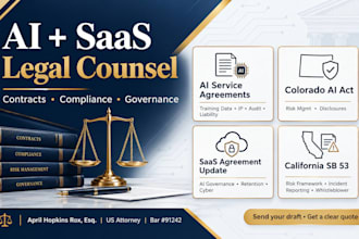 draft your ai service agreement with IP and data rights within 24 hours