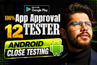 provide 12 real testers for google play console closed testing with answers