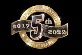 design high quality anniversary logo with unlimited revision