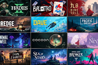 create stunning steam capsule art, game headers, and store banners
