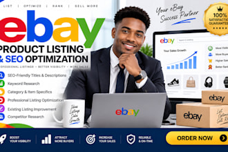 create and optimize ebay product listings with SEO