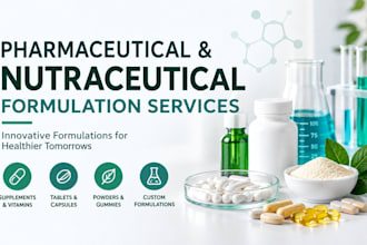 develop nutraceutical supplement formulations for capsules