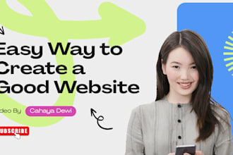 creat landing page website