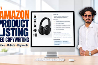 write and optimize amazon product listings with SEO keywords