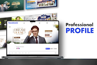 design real estate facebook cover