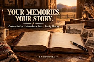 turn your memories into a powerful personalized story