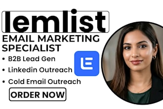 setup lemlist cold email outreach lemlist b2b lead gen linkedin outreach