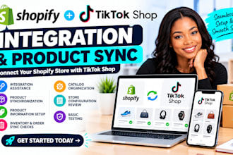 integrate your shopify store with tiktok shop and sync products