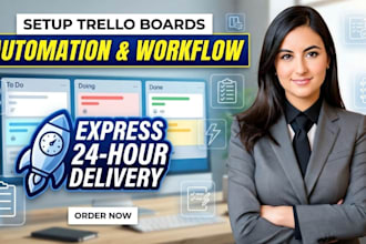 setup trello boards automation and project management workflow