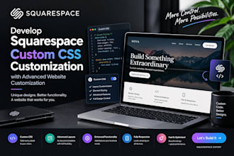 develop squarespace custom CSS customization with advanced website customization
