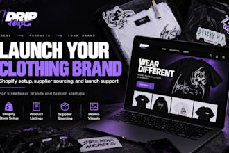 launch your clothing brand with shopify