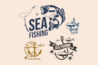 do create a custom boat logo with premium nautical