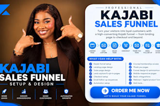 kajabi funnel design, clickfunnels, sales funnel, landing page and sales page