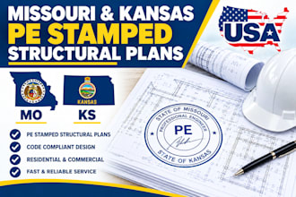 civil  structural engineering plans missouri and kansas