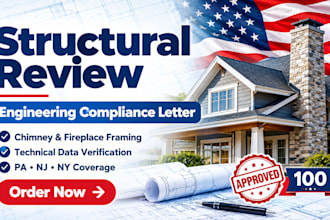 do structural engineering letter for chimney and fireplace review