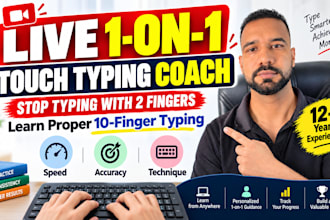 be your live touch typing coach