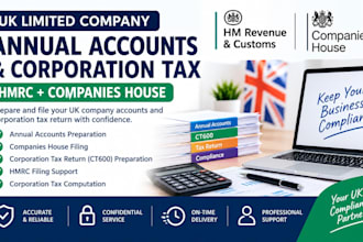 file annual accounts and tax return to hmrc and companies house