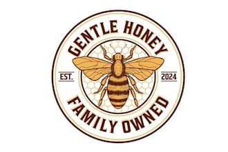 design versatile fun logo for family owned honey company