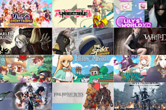 design steam capsule art game cover and steam storefront graphics and banner