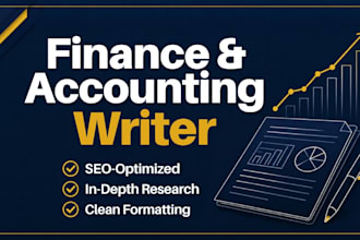 researched finance articles and accounting blogs
