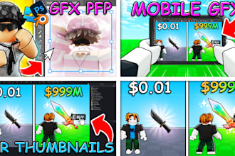 make you a high quality CTR roblox logo gfx thumbnail
