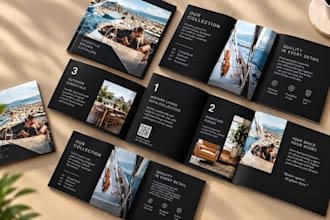 create luxury real estate listing brochures property presentation or buyer guide