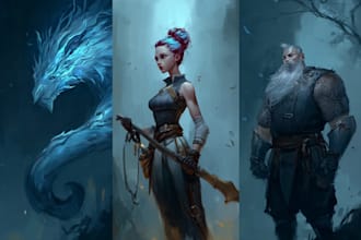 design a character anime