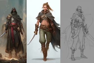 character design in comic style