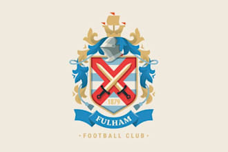 design luxury heraldic coat of arms logo