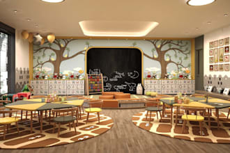 design kindergarten classroom,3d playroom,kids bedroom,nursery interior,nap room