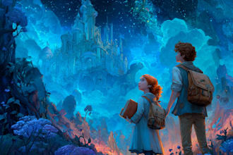 children book cover and children book illustrations