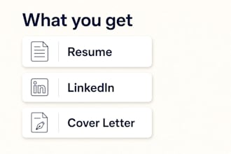 rewrite your resume and linkedin for your target job