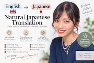 translate english into natural japanese