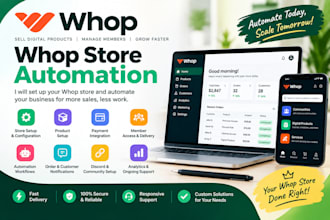 whop server whop setup automation