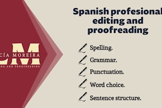 proofreading and editing your text
