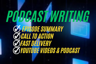 create powerful podcast scripts fast