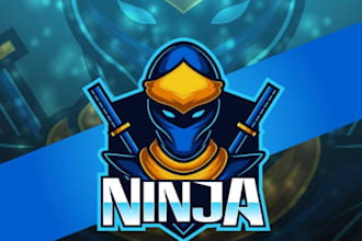 design creative high quality graceful ninja logo