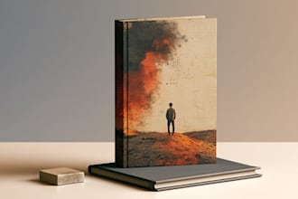 create a custom book cover with professional artwork
