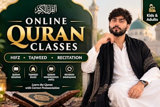 teach quran online with tajweed, hifaz and proper pronunciation