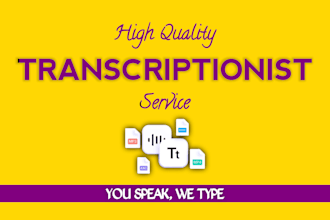 provide fast and accurate audio and video transcription