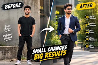 professionally edit your photos, background, clothes and pose