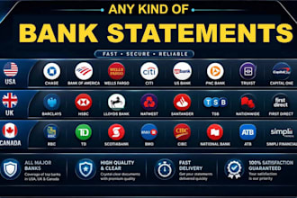 bank statement bank statement PDF to editable format