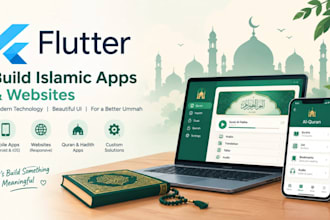 develop quran, hadith and islamic apps in flutter