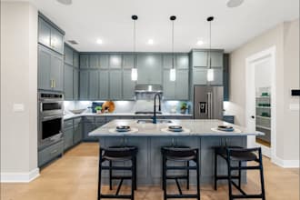 create mozaik kitchen cabinet design, 3d render and shop drawings